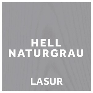 Bondex Holzlasur in Hell Naturgrau für den Außenbereich, Altholz-Effekt.