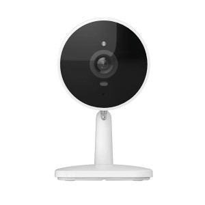 Yale Smart-Camera Innen, weiße WLAN Überwachungskamera mit Full HD Auflösung.