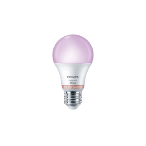 Philips Smart Lighting LED Lampe E27, farbig leuchtend. Smarte RGB-Glühbirne, per Fernbedienung steuerbar.
