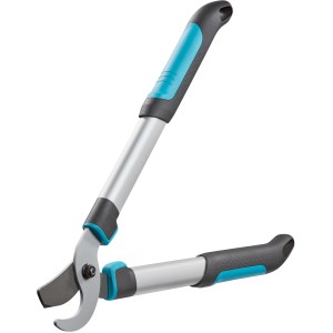 Gardena EasyCut 500 B Astschere: Bypass-Schere mit Alu-Griffen und blau-grauen Soft-Komponenten.