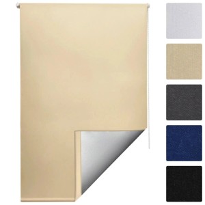 Sol Royal Thermorollo SolReflect T42 in Creme, 80x160cm, mit Thermobeschichtung und Klemmfix-System.