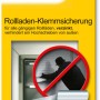 Schellenberg Rollladen Klemmsicherung Mini/Maxi, 2 Stück. Einbruchschutz für Rollläden.