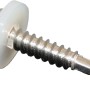 Sarei Fensterbankschrauben, 3,9x19 mm, Edelstahl, mit Polyamid-Scheibe, 12 Stück