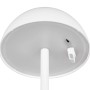 Weiße Reality LED-Tischleuchte Ricardo, Ø 13,5 cm, mit Touch-Dimmer. Dekorative Lampe für Innen und Außen.