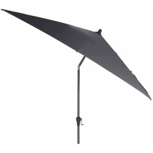 Siena Garden Marktschirm, 250x250 cm, anthrazit, mit Kurbelmechanik.
