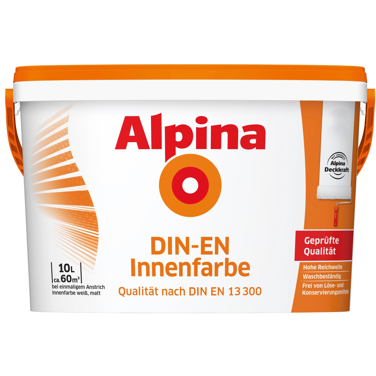 Alpina Din En Innenfarbe Weiß Matt 10 L