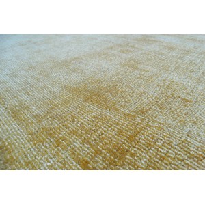 Detailansicht: Gelber Kayoom Teppich Luxury, Kurzflorteppich, 200x290 cm.