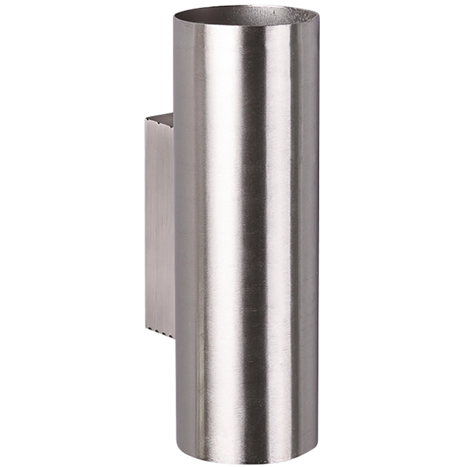 Moderne 2-flammige Wandlampe Marley in Nickel matt für GU10 Leuchtmittel, Up-and-Down Beleuchtung.