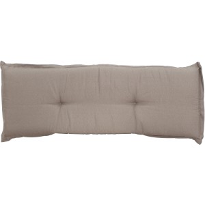 Madison Bankauflage Panama Taupe, ca. 140x48 cm, Baumwoll-Polyester-Mix, für Gartenbänke.