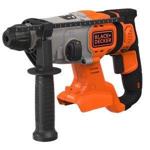 Black+Decker Akku-Kombihammer BCD900B Solo, 18V, für Bohr-, Schlagbohr- und Meißelarbeiten.