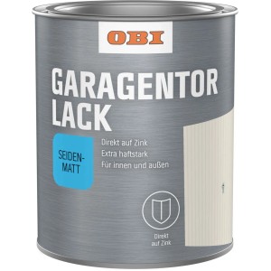 OBI Garagentorlack Weiß seidenmatt 750 ml