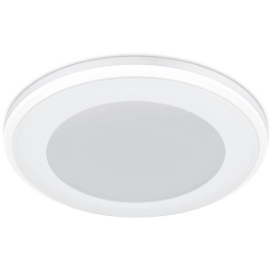 Weißer, runder Trio LED Einbauspot Aura, 5W, 450 Lumen für Deckenmontage.