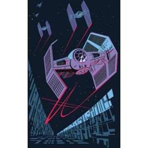 Komar Wandbild Star Wars Fighter 50 x 70 cm