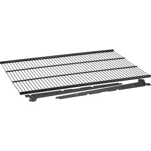 Metall-Drahtgitterboden 60 cm x 43 cm x 7,2 cm Schwarz