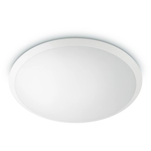 Weiße, runde Philips LED-Deckenleuchte myLiving Cavanal mit SceneSwitch Funktion.