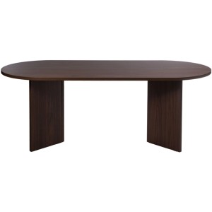 Selsey Esstisch Ovo Oval Holzoptik Nussbaum Wisconsin 204 cm