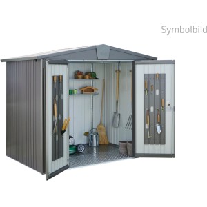 Biohort Gerätehaus Europa, Gr. 4, Quarzgrau-Metallic