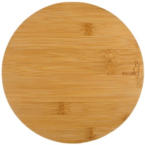 Rundes Fackelmann Schneidbrett Fair Balance aus Bambus, Ø 24 cm.