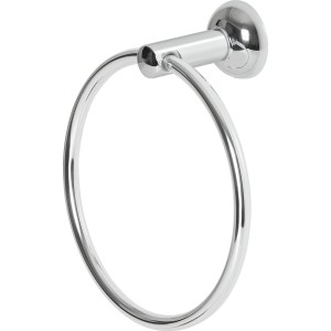 Spirella Handtuchring Campagne Chrom, 20,5 cm, zur Wandmontage im Bad oder Gäste-WC.