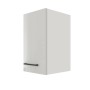 Flex-Well Oberschrank Lund, 30 cm, lichtgrau glänzend/rauchgrau, für die Küche.