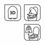 Icons für baliv WC-Sitz Rabago: 3D-Optik, Absenkautomatik, Belastbarkeit bis 200 kg.