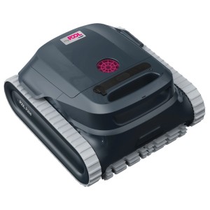 myPOOL Akku-Poolroboter Pulse, blau-grau, zur Reinigung von Poolboden und -wänden.