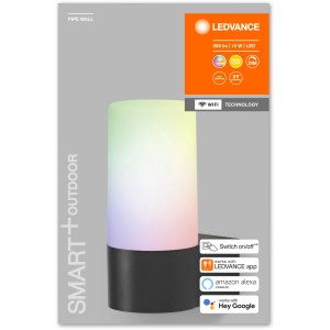 Ledvance Smart+ Pipe Multicolor LED-Außenwandleuchte für Garten & Terrasse.
