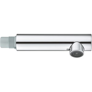 Grohe Auslaufbrause für Spültischarmatur, Chrom, mit Mousseur und Jet-Strahl.