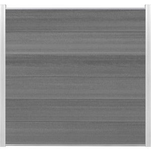 Elephant 3 Zaunbretter Cora Line Grau 179 cm x 28 cm x 2 cm