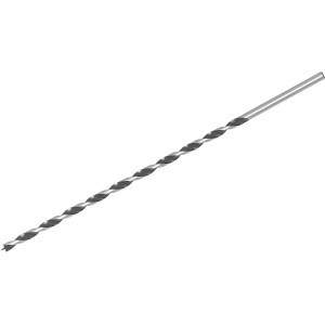 LUX Holzbohrer Comfort, 6 mm Durchmesser, 250 mm Länge. Holzbohrer aus Stahl mit Zentrierspitze.