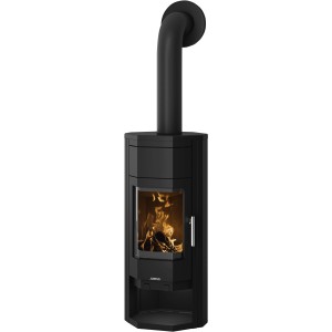 Justus Usedom W+ Kaminofen Stahl Schwarz 5 kW
