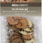 Videx Garden Filz-Deko Igel, 15 Stk., braun/natur, zum Basteln und Dekorieren.