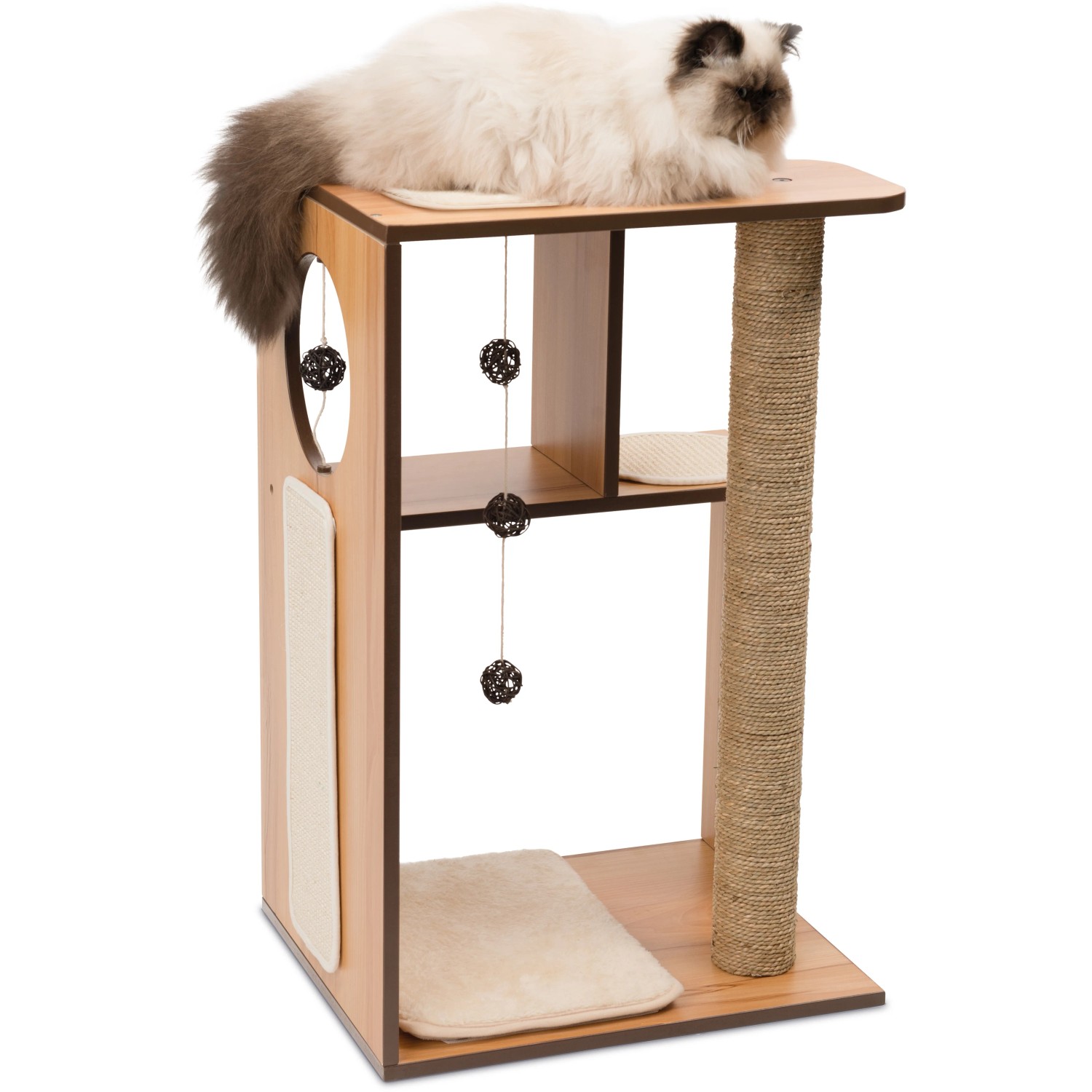 Vesper Kratzbaum Box Large 76 cm x 11,5 cm x 50 cm Walnuss kaufen bei OBI
