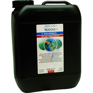 Easy-Life Voogle 5 l Aquarium-Heilmittel in schwarzem Kanister zur Stärkung des Immunsystems.