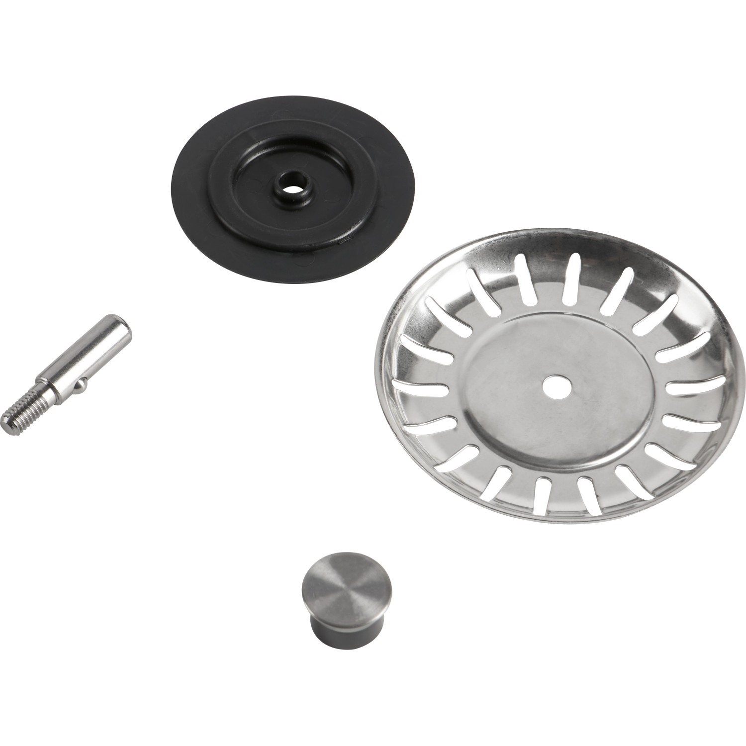 Prevex Exzenterstopfen mit magnetischer Abdeckung, Edelstahl, für Spüle.