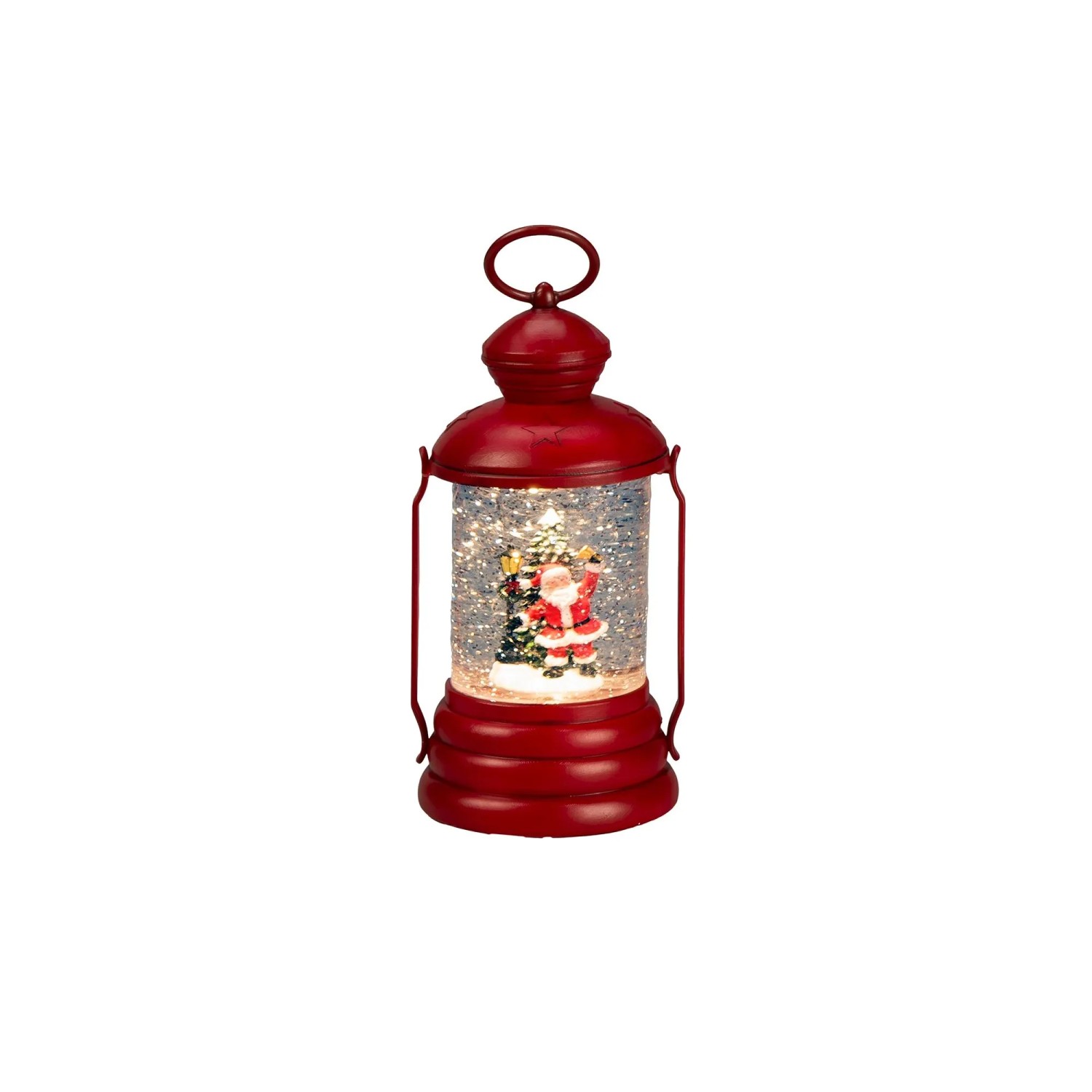 Konstsmide Wasserlaterne Weihnachtsmann für Innen 21,8 cm x 11 cm x 10,8 cm Rot kaufen bei OBI