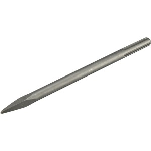 Meißel für LUX Abbruchhammer E-AHM-21, spitz zulaufend, für Baumaschinen.