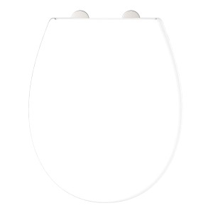 Schütte WC-Sitz Pro 1 Duroplast mit Absenkautomatik und Schnellverschluss Weiß