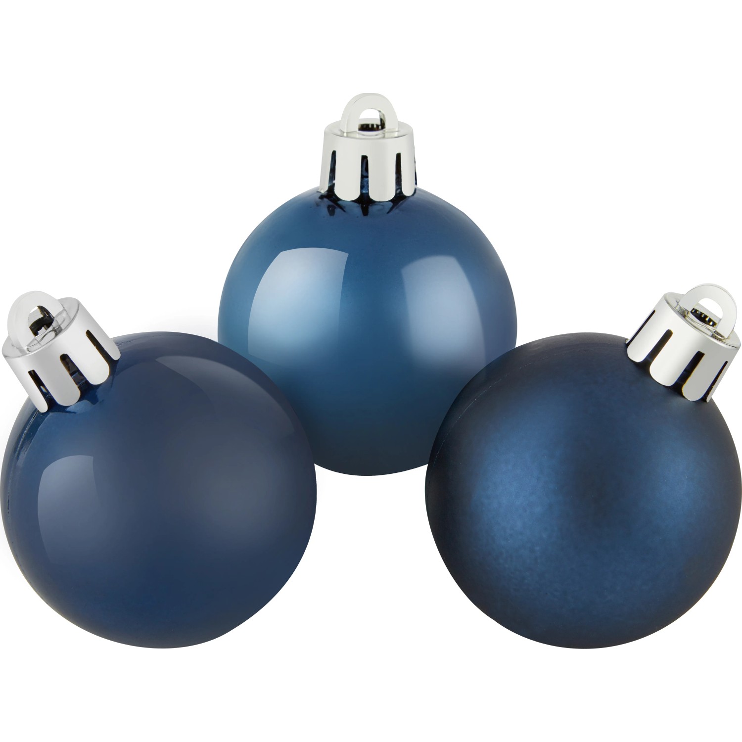 Weihnachtskugel-Set 30-teilig Dunkelblau Ø 4 cm kaufen bei OBI