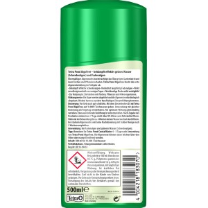 Tetra Pond AlgoFree Algenmittel 500ml zur Bekämpfung von Schwebealgen im Gartenteich.