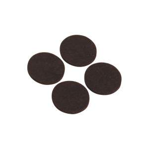 Selbstklebende Filzgleiter, Ø 35 mm, zum Schutz von Möbeln und Böden.