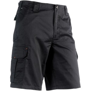 Schwarze Herock Bermuda Tyrus Arbeitsshorts Größe 54 mit Seitentaschen.