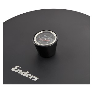 Detailaufnahme: Enders Campingbackofen Vamo mit Thermometer. Ideal für Camping & Outdoor.