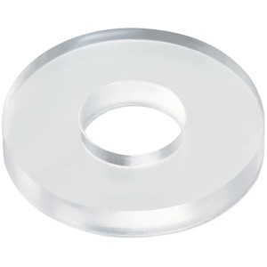 Transparente Kunststoffunterlegscheibe, Ø 16 mm, für Kunststoffbedachung.
