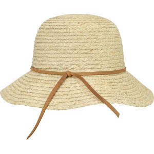 Strohhut Damen Natural Lederband Gr. 57