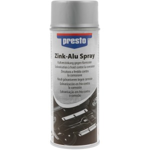 Presto Zink-Alu-Spray 400ml für Lackreparatur und Korrosionsschutz.
