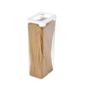 Transparenter SmartStore Vorratsbehälter Vision 2,25 l mit Spaghetti.
