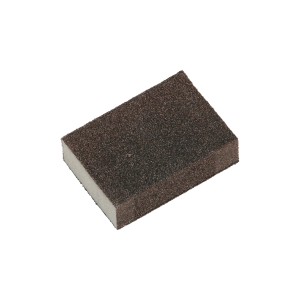 LUX Schleifschwamm, mittel/grob, für Holz, Metall und Lack.