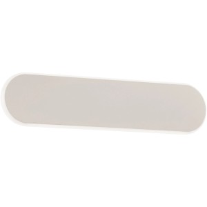 Weiße, matte Trio LED Wandleuchte Carlo, 80x350x48 mm. Moderne Wandlampe für Innenräume.