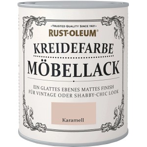 Dose Rust-Oleum Kreidefarbe Möbellack Karamell, matte Farbe für Möbel im Vintage-Stil.